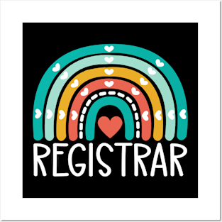 Registrar Rainbow Posters and Art